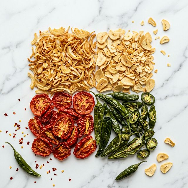 Natural Dehydrated Vegetables