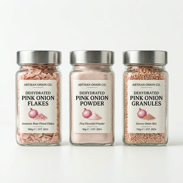 Dehydrated Pink Onion